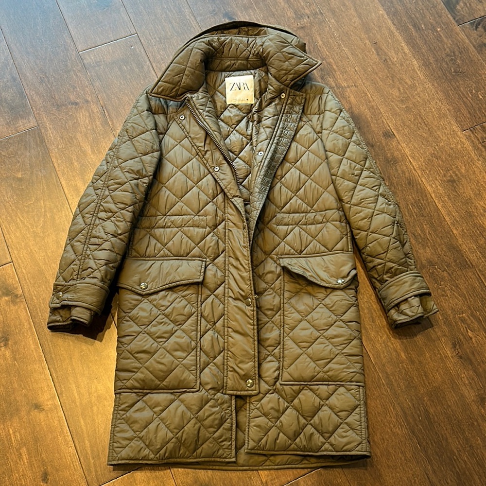 Zara jacket with hood
